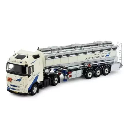 Marketplace : VOLVO FH5 GL 4x2 avec remorque citerne 3 essieux VEND...