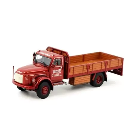 Marketplace : VOLVO 495 porteur plateau 4x2 PEETERS - Tekno - 1:50