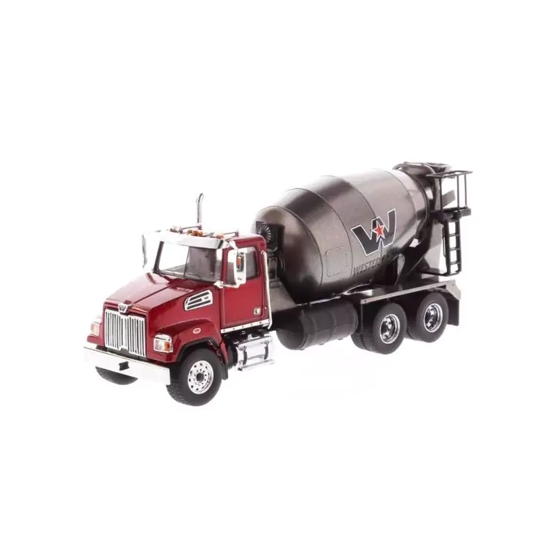 Marketplace : WESTERN STAR 4700SF Toupie 6x4 Rouge et gris - Diecas...