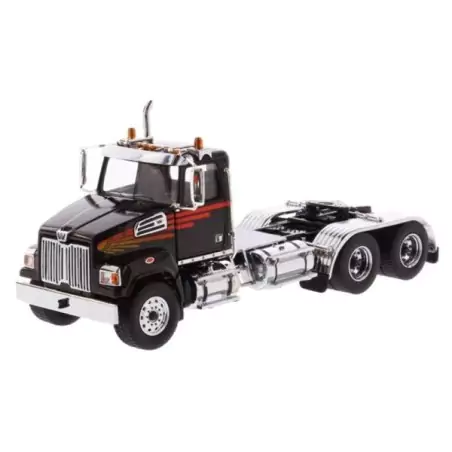 Marketplace : WESTERN STAR 4700SF 6x4 Noir - Diecast Masters - 1:50