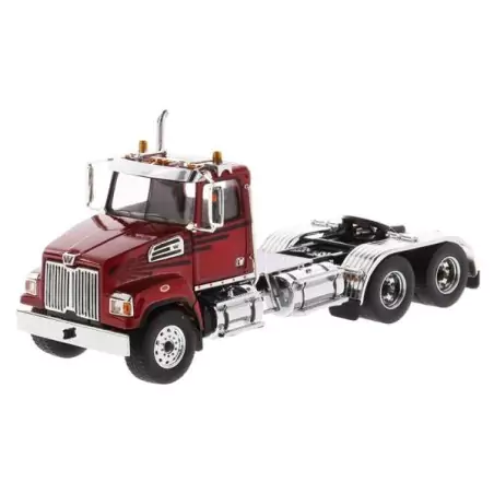 Marketplace : WESTERN STAR 4700SF 6x4 Rouge - Diecast Masters - 1:50