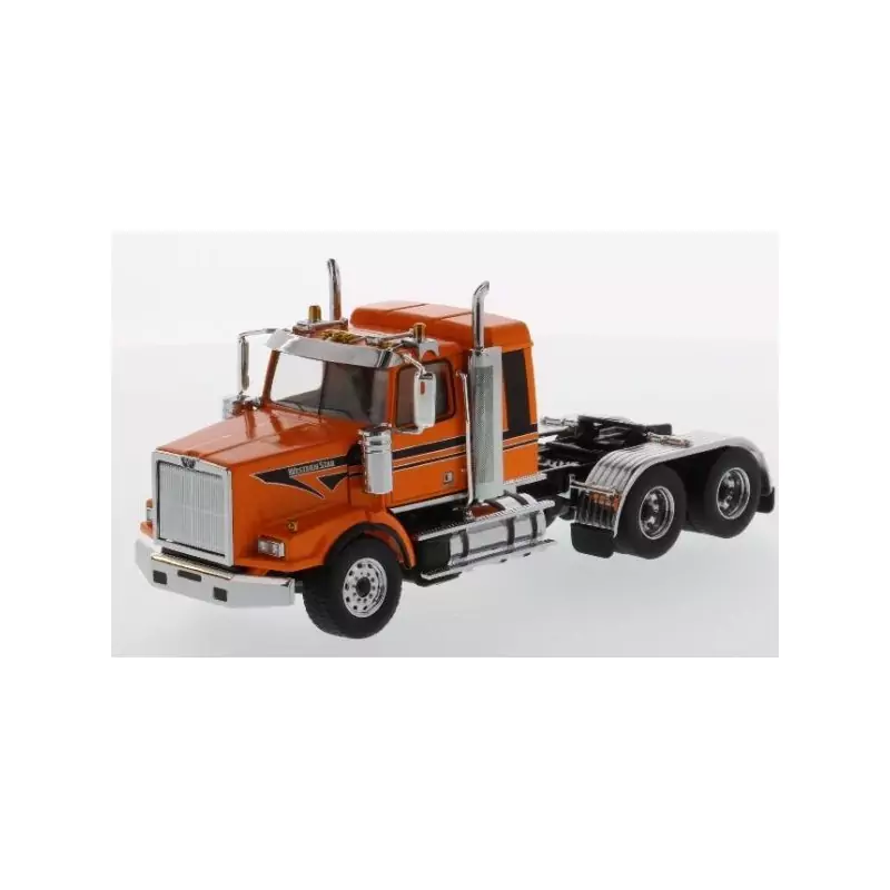 Marketplace : WESTERN STAR 4900 SB Orange - Diecast Masters - 1:50