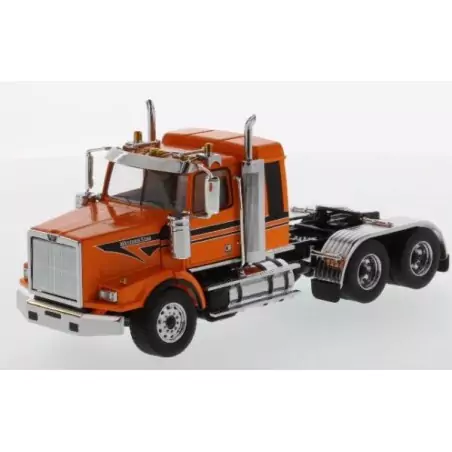 Marketplace : WESTERN STAR 4900 SB Orange - Diecast Masters - 1:50