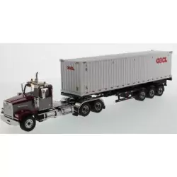 Marketplace : WESTERN STAR 4900 SF Avec porte container et containe...