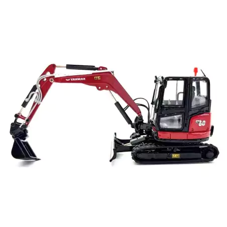 Marketplace : Mini-pelle YANMAR SV60 rouge - ROS - 1:50