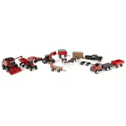 Marketplace : Ensemble de 20 pièces CASE IH - ERTL - 1:64