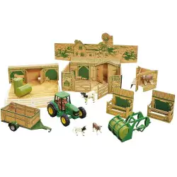 Marketplace : Ensemble de ferme avec tracteur JOHN DEERE animaux et...