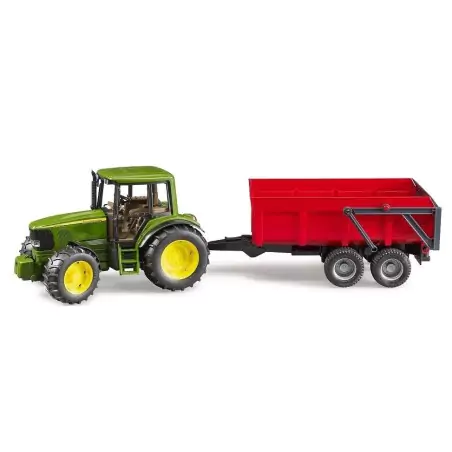 Marketplace : JOHN DEERE 6920 avec remorque - BRUDER - 1:16