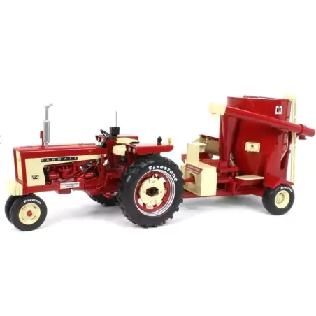 Marketplace : Tracteur avec broyeur mélangeur IH 1150 IH FARMALL 50...