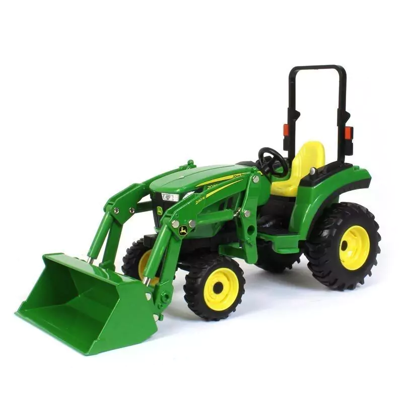 Marketplace : Tracteur avec chargeur JOHN DEERE 2038R - ERTL - 1:16