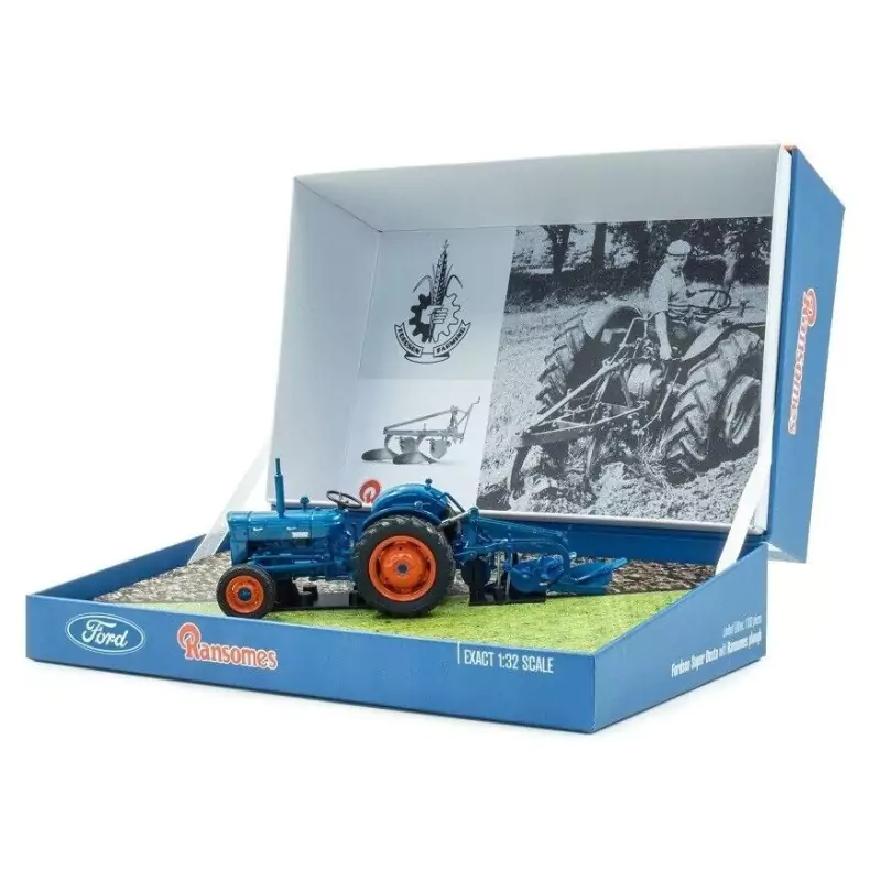 Marketplace : Tracteur avec charrue RANSOMES TS 54A limitée à 1000 ...