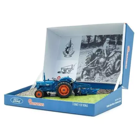 Marketplace : Tracteur avec charrue RANSOMES TS 54A limitée à 1000 ...