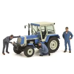 Marketplace : Tracteur avec figurines Fortschritt ZT 323 - SCHUCO -...