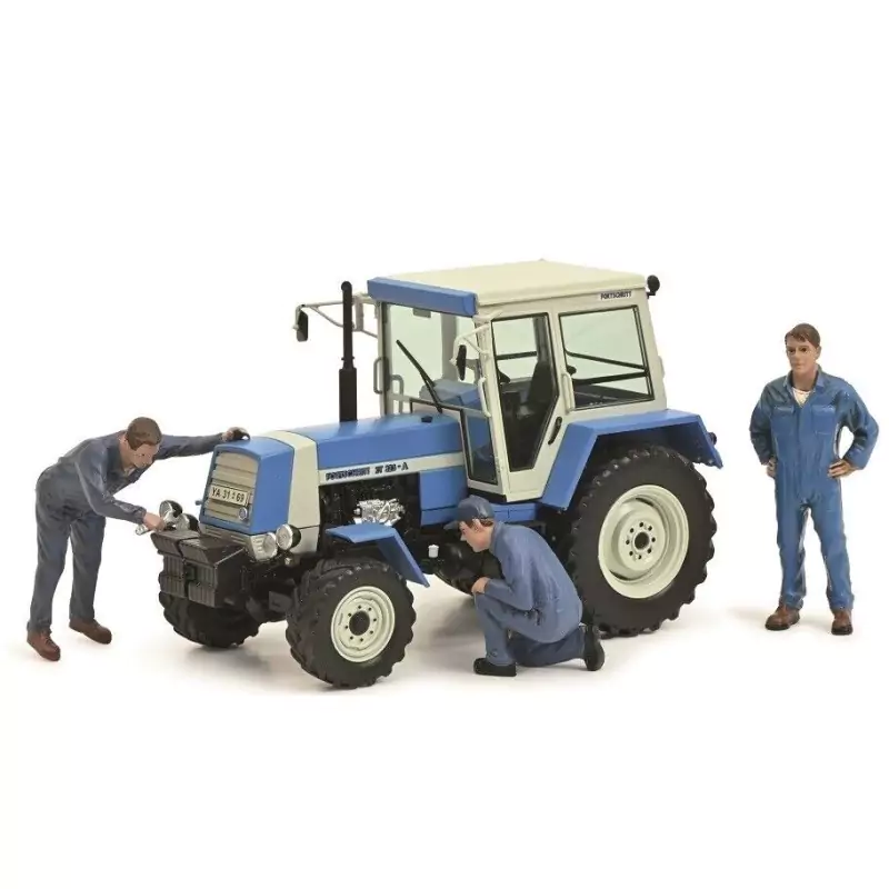 Marketplace : Tracteur avec figurines Fortschritt ZT 323 - SCHUCO -...