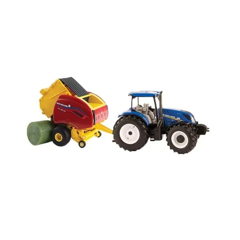 Marketplace : Tracteur avec presse NEW HOLLAND Roll-Belt 560 NEW HO...