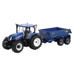 Marketplace : Tracteur avec remorque NC NEW HOLLAND T6.175 - BRITAI...