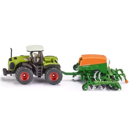 Marketplace : Tracteur CLAAS Xerion et semoir AMAZONE - SIKU - 1:87