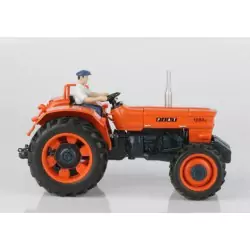 Marketplace : Tracteur FIAT 1000 DT accompagné d'une figurine - REP...