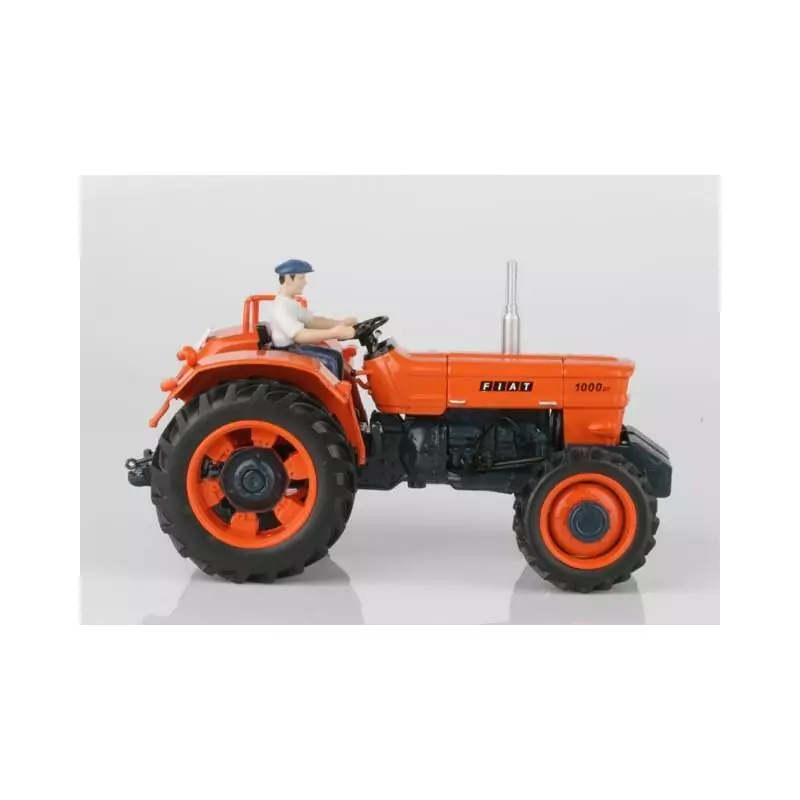 Marketplace : Tracteur FIAT 1000 DT accompagné d'une figurine - REP...
