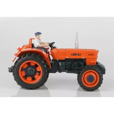 Marketplace : Tracteur FIAT 1000 DT accompagné d'une figurine - REP...