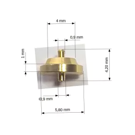 4 moyeux Laiton - ø5.80 mm - CPC Production |Pièces et kits pour vo...