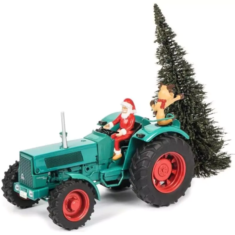 Marketplace : Tracteur HANOMAG conduit par le Père Noël transportan...