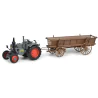 Marketplace : Tracteur LANZ BULLDOG avec plateau - SCHUCO - 1:32