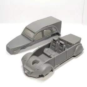 Carrosserie - Citroën 2CV Traction Avant - 1:43 |Pièces et kits pou...