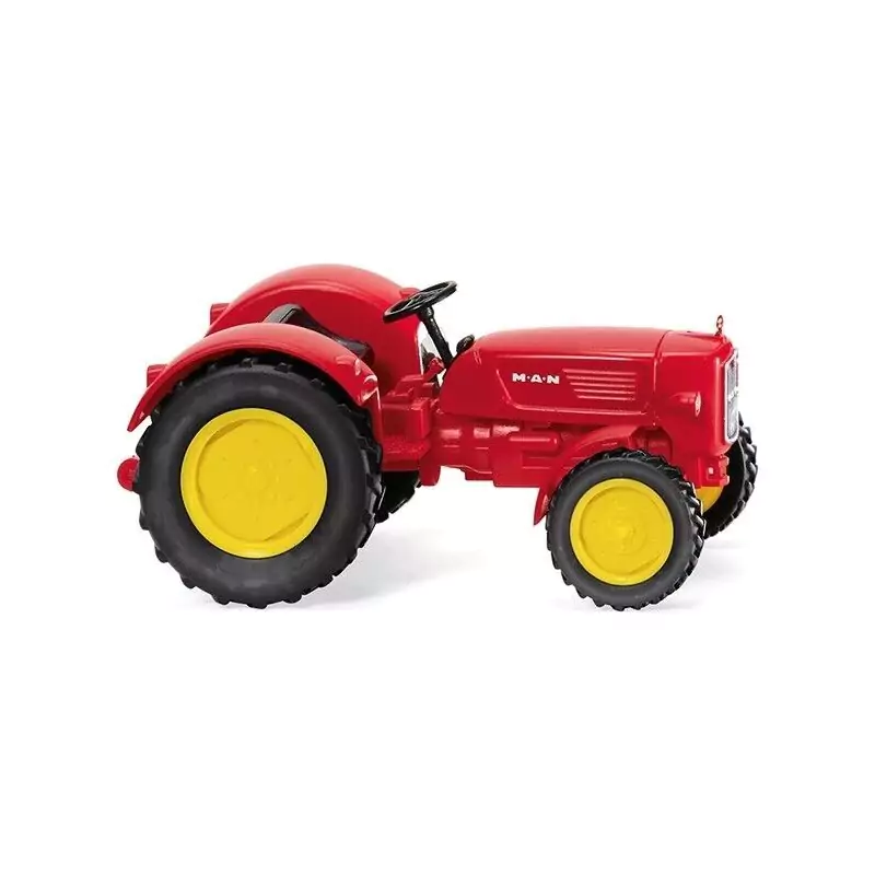 Marketplace : Tracteur rouge MAN 4R3 - WIKING - 1:87