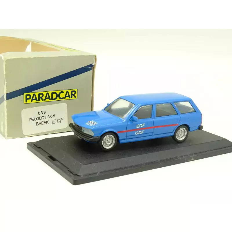 Marketplace : Peugeot 305 Break EDF/ GDF PARADCAR – 1:43