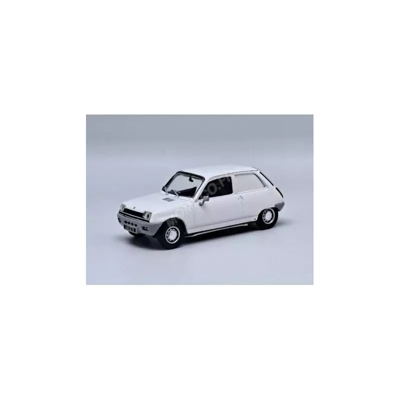 Marketplace : RENAULT 5 societe blanc - ODEON - 1:43
