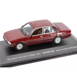 Marketplace : PEUGEOT 505 srd turbo 1983 bordeaux - ODEON - 1:43