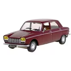 Marketplace : PEUGEOT 204 1967 bordeaux - ODEON - 1:43