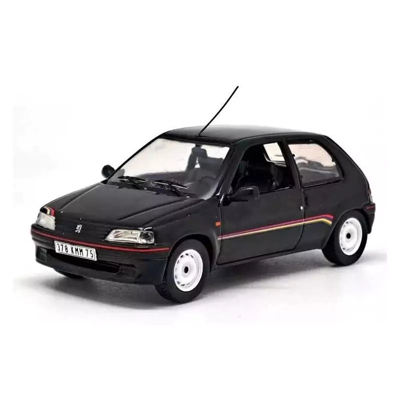 Marketplace : PEUGEOT 106 rallye 1 noir - ODEON - 1:43