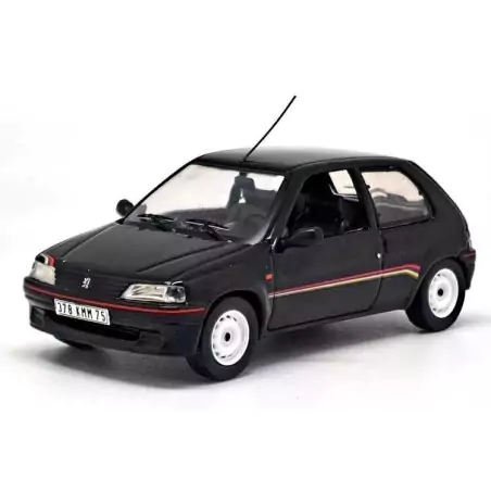 Marketplace : PEUGEOT 106 rallye 1 noir - ODEON - 1:43