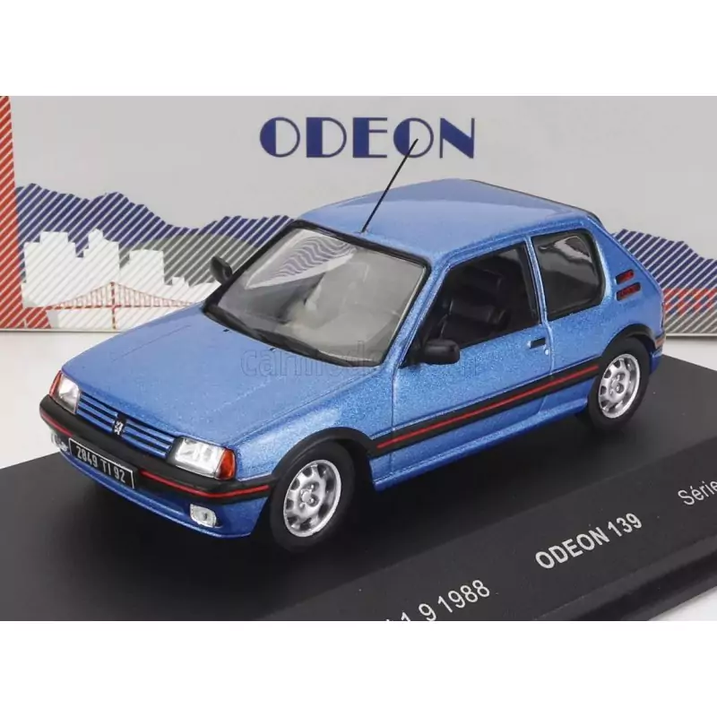 Marketplace : PEUGEOT 205 gti 1.9 bleu metallise - ODEON - 1:43