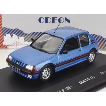 Marketplace : PEUGEOT 205 gti 1.9 bleu metallise - ODEON - 1:43