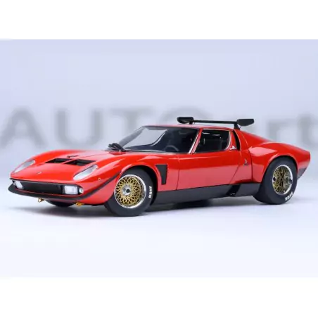 Marketplace : Lamborghini Miura JOTA SVR - Rouge - AUTOART - 1:18