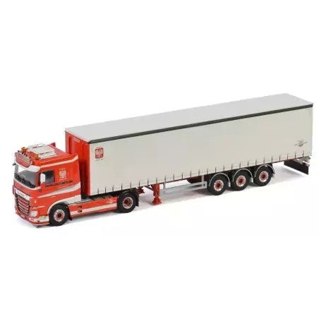 Marketplace : DAF XF SC 4x2 avec remorque 3 Essieux BIALEK & FILS -...