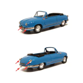 Pièces pour Panhard Dyna Z Cabriolet - White Metal - 1:43