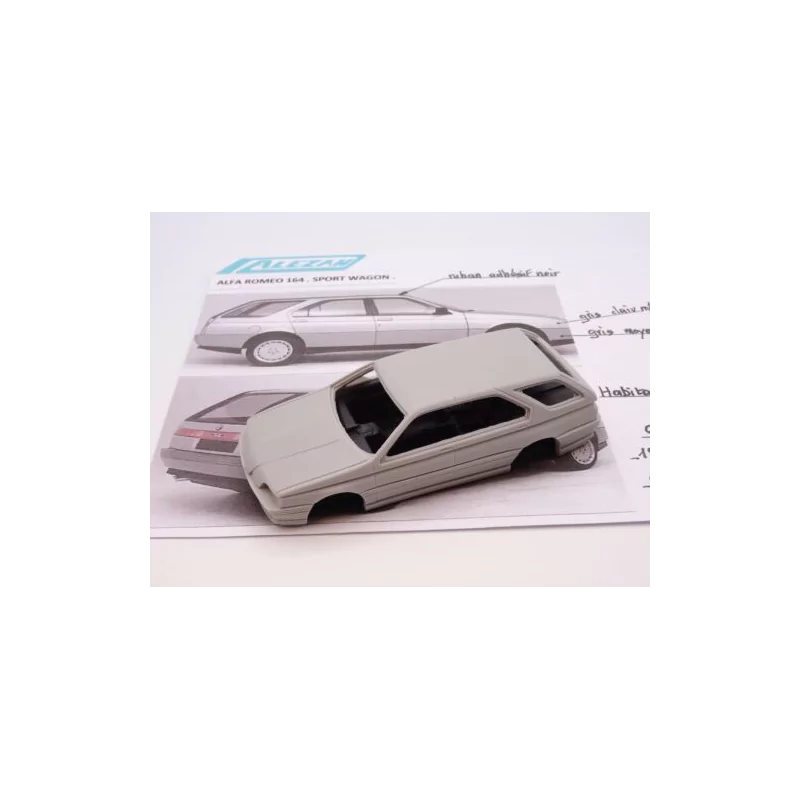 Marketplace : ALEZAN MODELS KIT 1/43 ALFA ROMEO 164 SPORT WAGON - A...