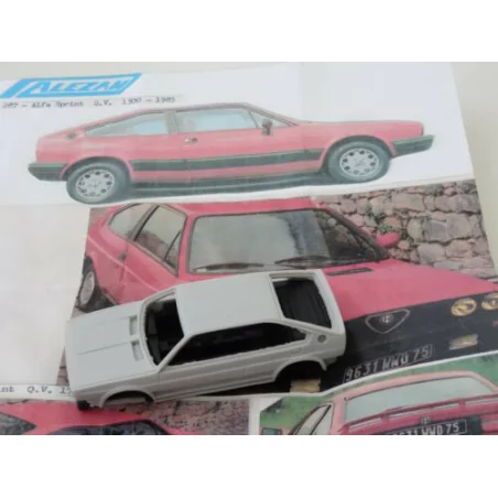 Marketplace : KIT ALFA ROMEO SPRINT .QV 1,5 L 1985 - ALEZAN - 1:43
