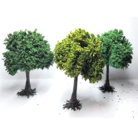 Diorama : 3 PLATANES Assortis 9 cm