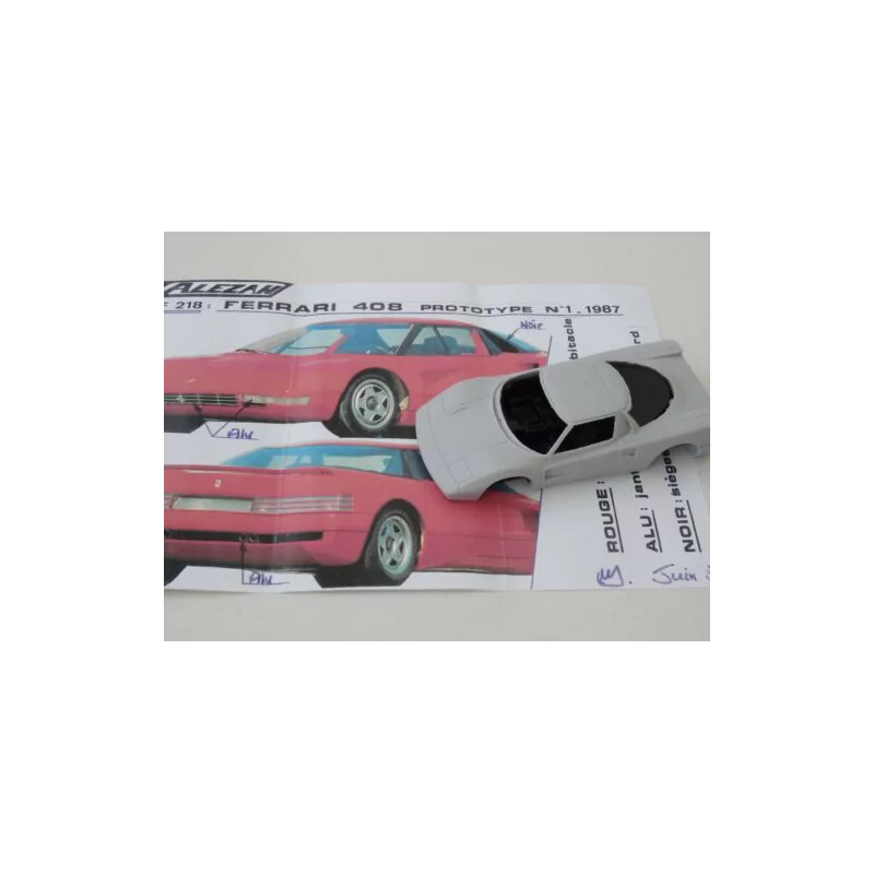 Marketplace : KIT FERRARI 408 PROTOTYPE N°1 1987 - ALEZAN - 1:43