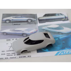 Marketplace : Kit NSU TRAPEZE .CONCEPT BERTONE 1973 - ALEZAN - 1:43