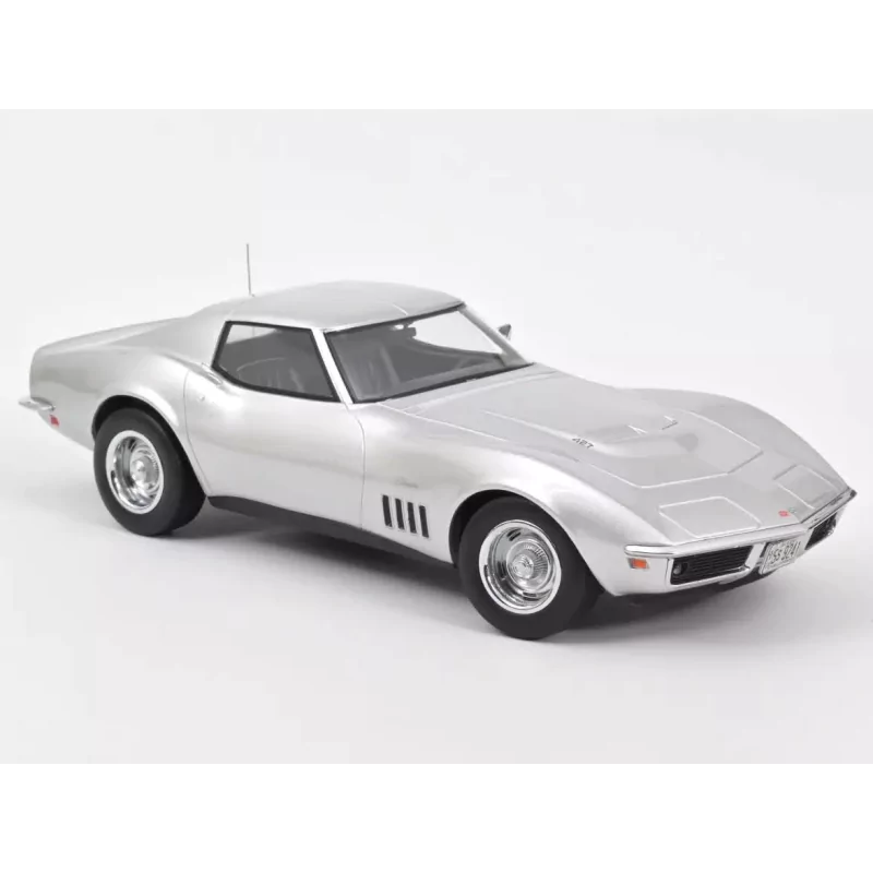 Marketplace - Chevrolet Corvette Coupe 1969 Gris - Norev - 1:18