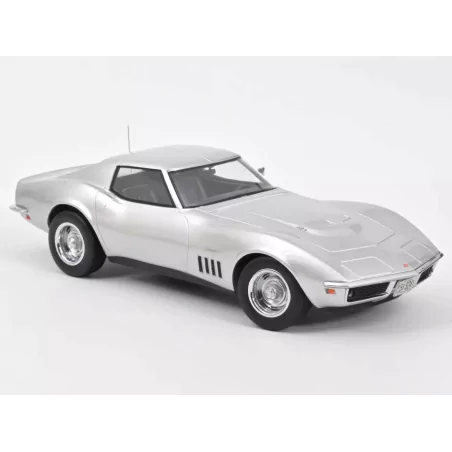 Marketplace - Chevrolet Corvette Coupe 1969 Gris - Norev - 1:18