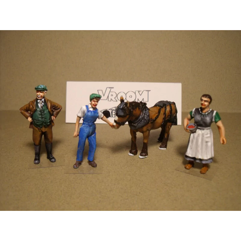 Marketplace : Personnage à la ferme - Résine - VROOM - 1:43