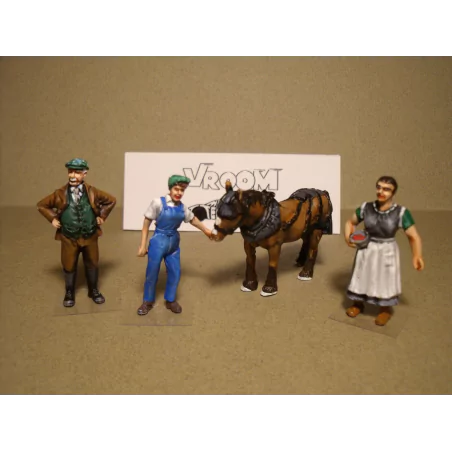 Marketplace : Personnage à la ferme - Résine - VROOM - 1:43