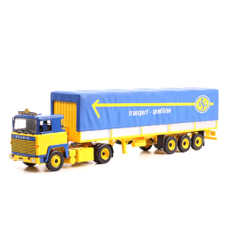 Marketplace : Scania lbt 141 1:43 asg camion & remorque - Ixo Altay...